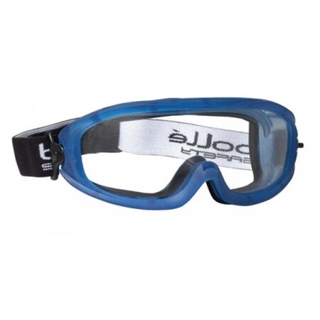 Bolle Safety Bolle Safety 286-40092 Atom Goggle Clear PC Safety Glasses; Blue 286-40092